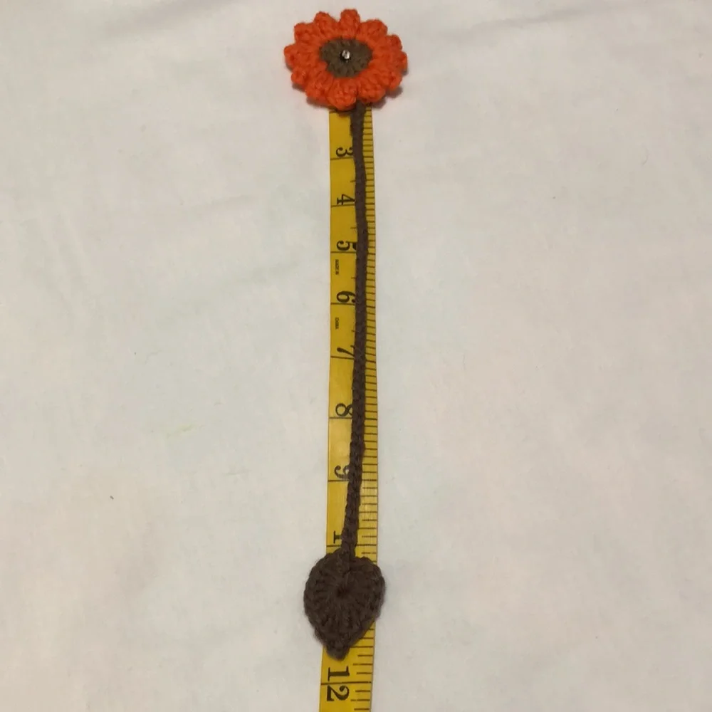 flower bookmark Handmade crochet